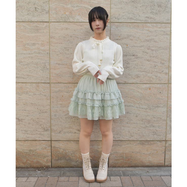 ボリュームフリルスカパン | axes femme | 詳細画像10 