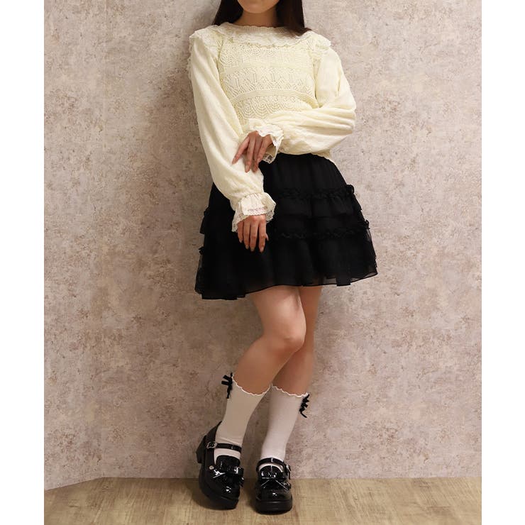 ボリュームフリルスカパン | axes femme | 詳細画像6 