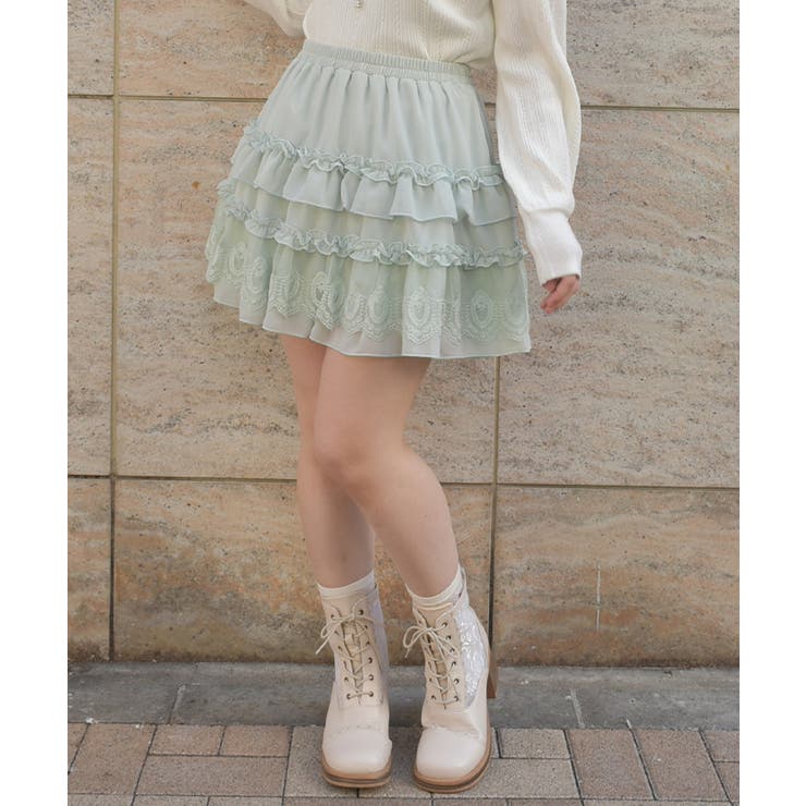 ボリュームフリルスカパン | axes femme | 詳細画像9 