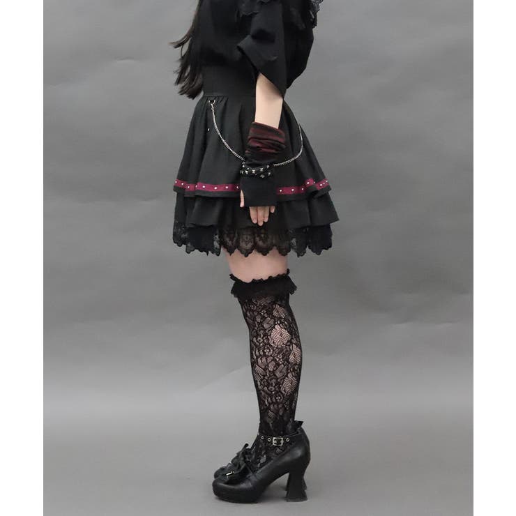 スタッズデザインミニスカート | axes femme | 詳細画像2 