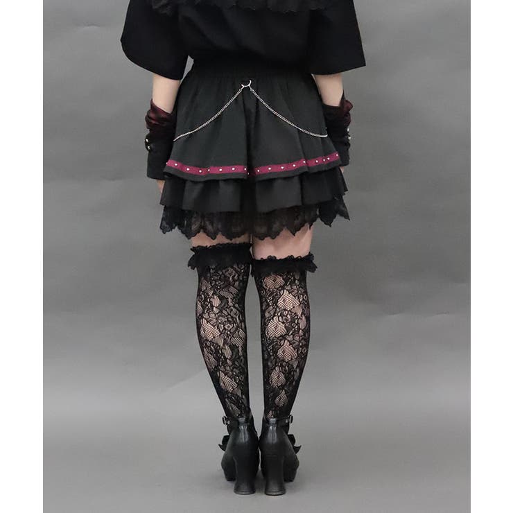 スタッズデザインミニスカート | axes femme | 詳細画像3 