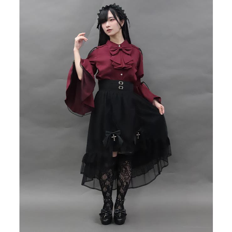 黒 | ゴシックフィッシュテールスカート | axes femme