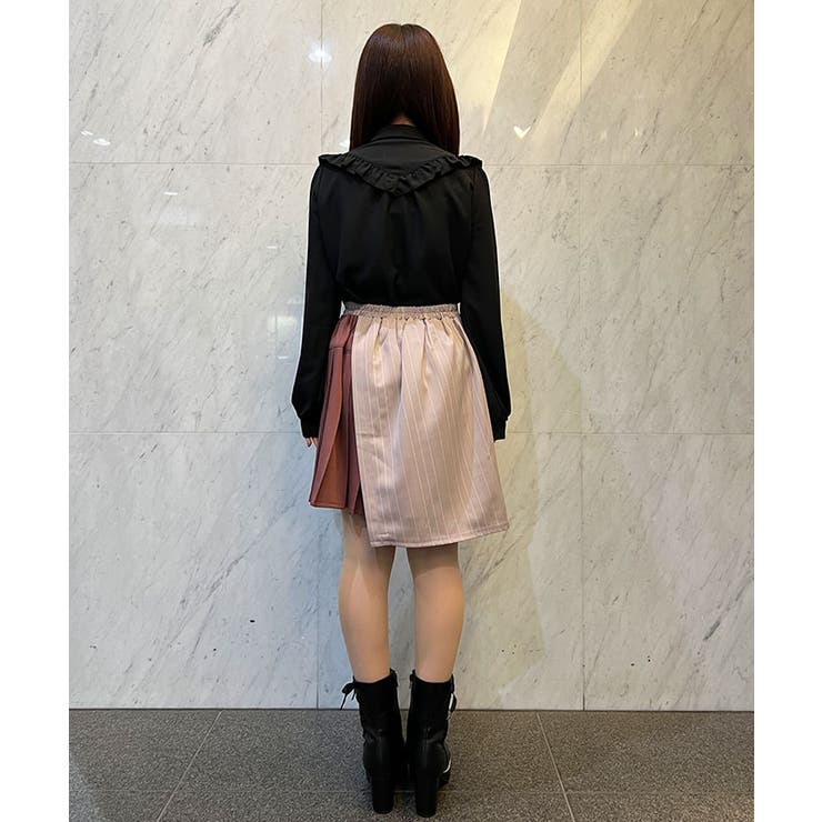 ラップデザインミニSK[品番：IGAW0003297]｜axes femme