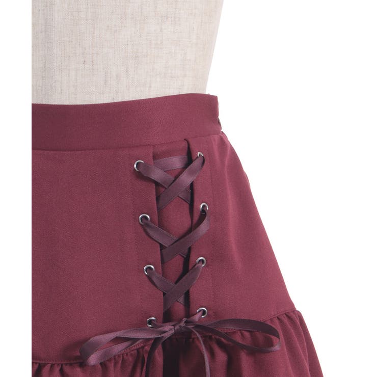 レースアップフリルスカート | axes femme | 詳細画像19 