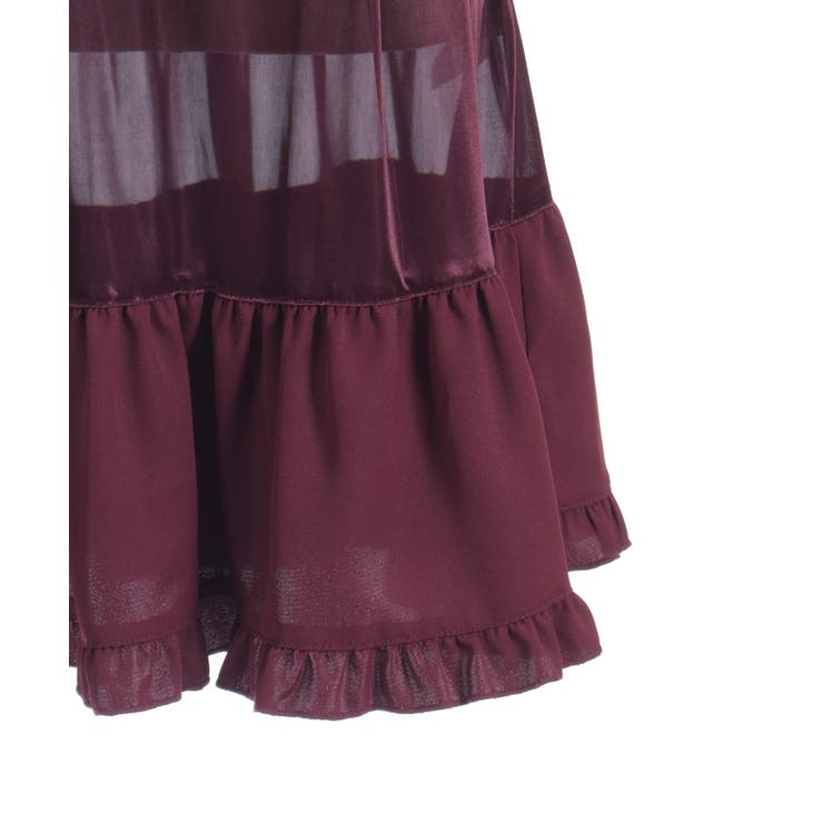 バックレースアップミドルスカート | axes femme | 詳細画像16 