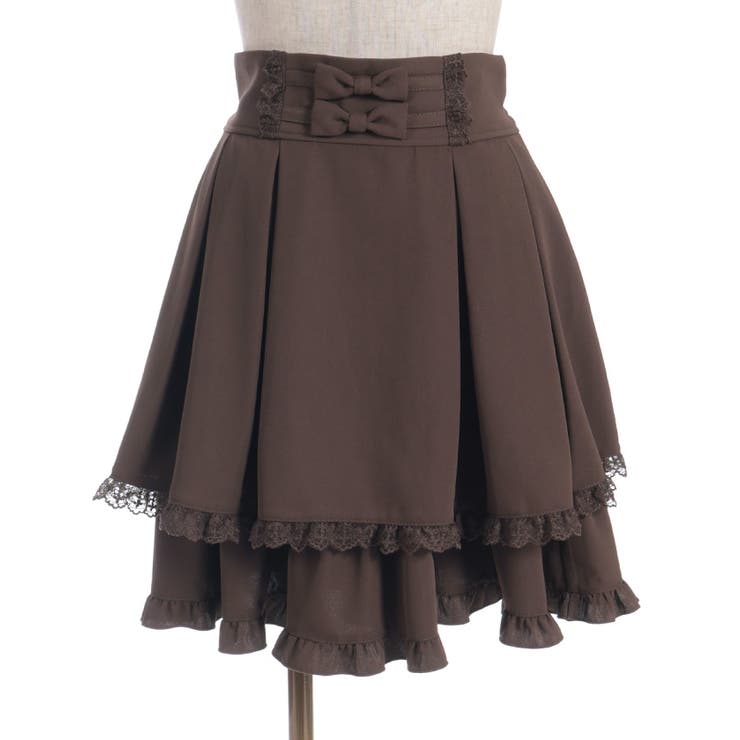 バックレースアップミドルスカート | axes femme | 詳細画像17 