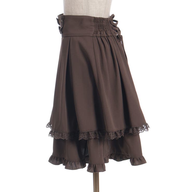 バックレースアップミドルスカート | axes femme | 詳細画像18 