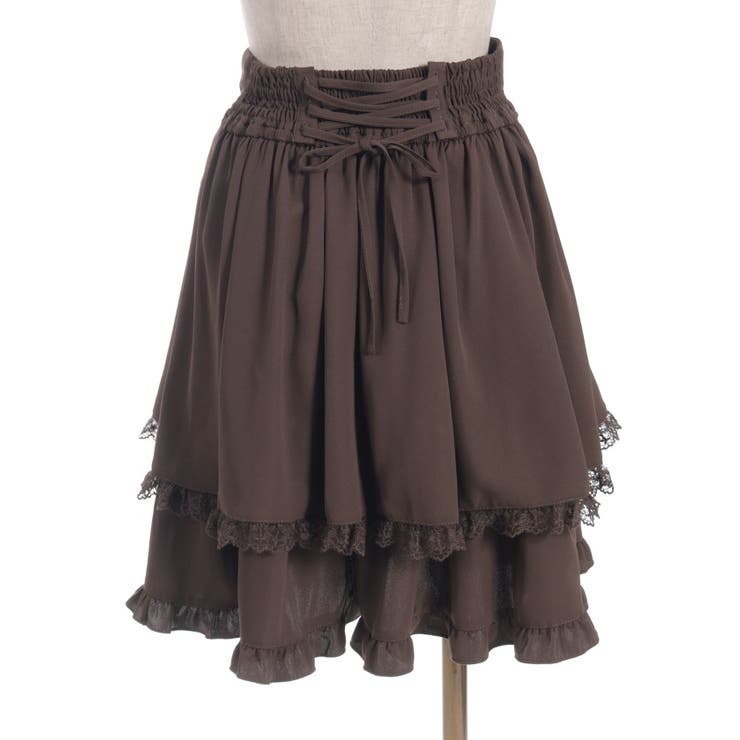 バックレースアップミドルスカート | axes femme | 詳細画像19 