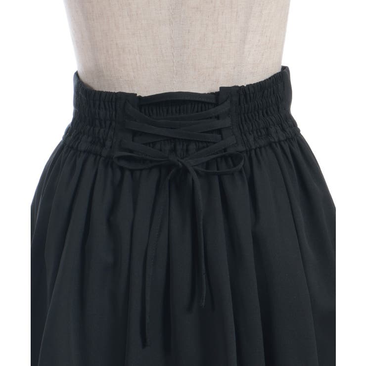 バックレースアップミドルスカート | axes femme | 詳細画像30 