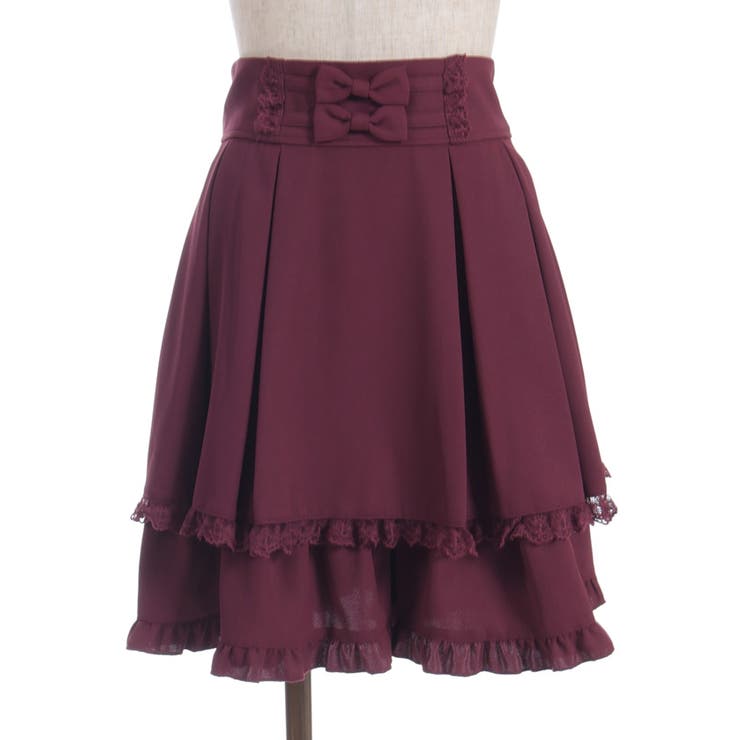 バックレースアップミドルスカート | axes femme | 詳細画像9 