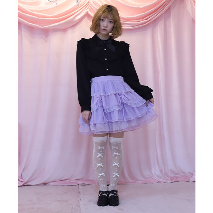 ドロスト×ティアードミニスカート | axes femme | 詳細画像5 