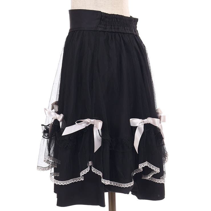 メニーリボンミドルスカート | axes femme | 詳細画像10 
