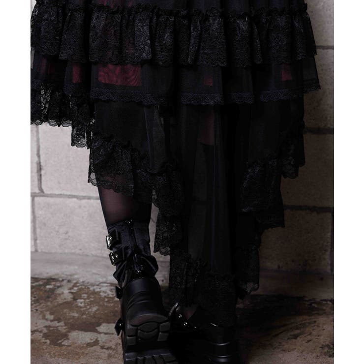 フィッシュテールフリルスカート | axes femme | 詳細画像7 