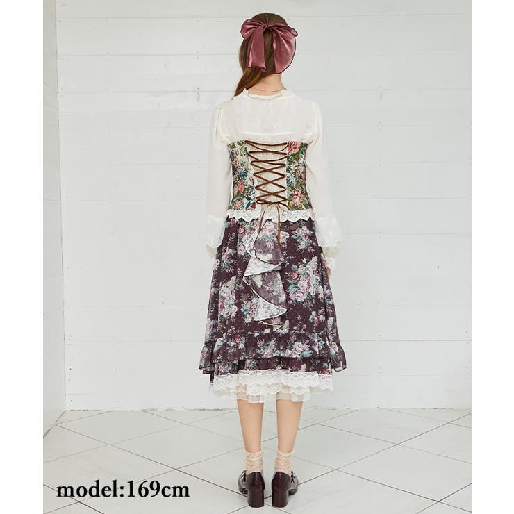 axes femme マルチway 花柄スカート2色セット 花柄マルチwayスカート着てみました(^_-) | サリィの大好きな