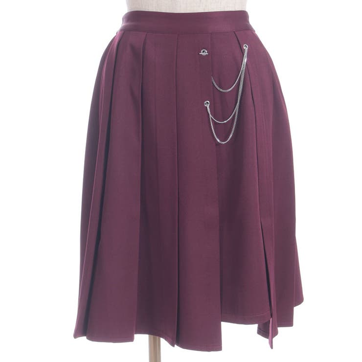 ダブルチェーンプリーツスカート | axes femme | 詳細画像12 