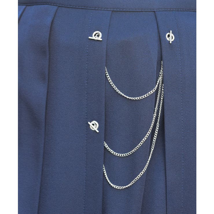 ダブルチェーンプリーツスカート | axes femme | 詳細画像6 