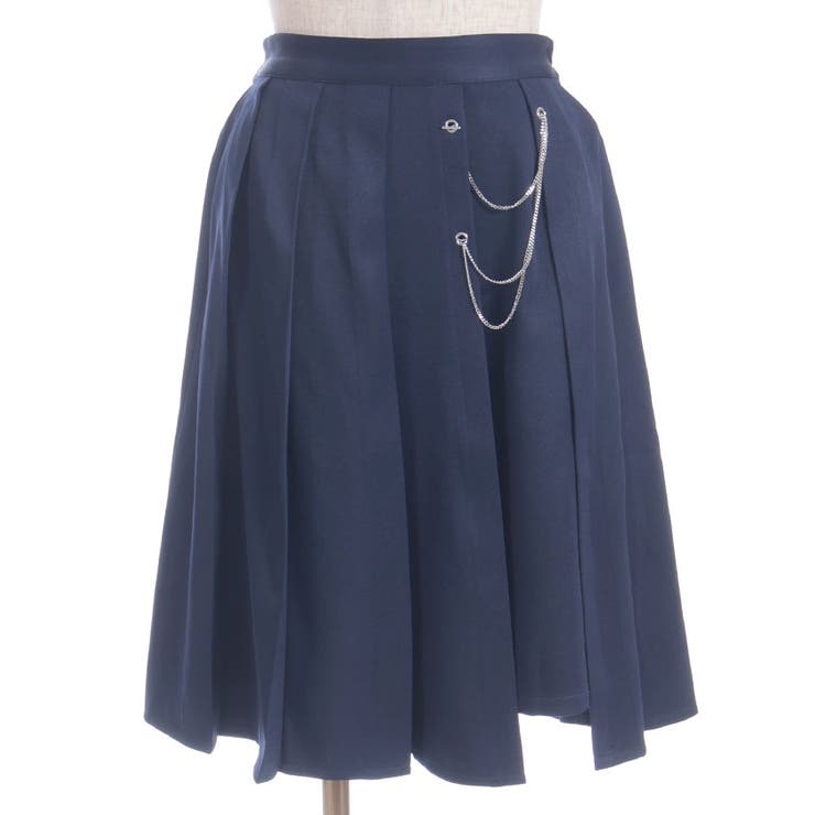 ダブルチェーンプリーツスカート | axes femme | 詳細画像7 