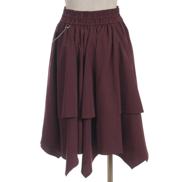 チェーンリボン付イレヘムスカート | axes femme | 詳細画像11 