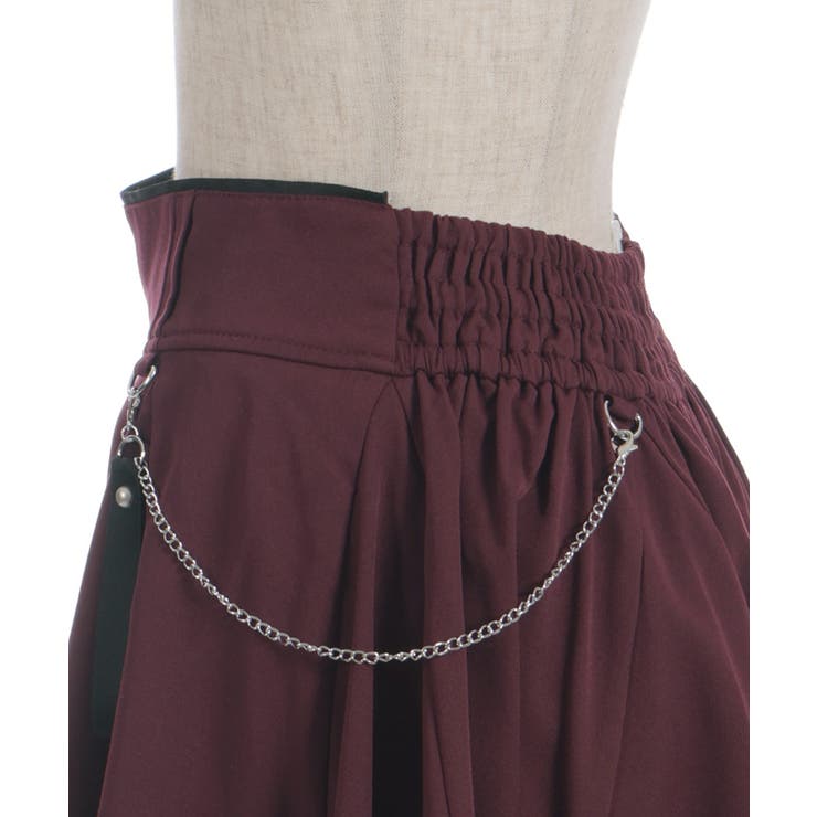 チェーンリボン付イレヘムスカート | axes femme | 詳細画像13 