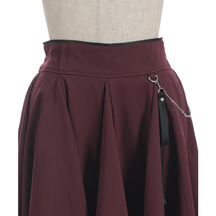 チェーンリボン付イレヘムスカート | axes femme | 詳細画像14 