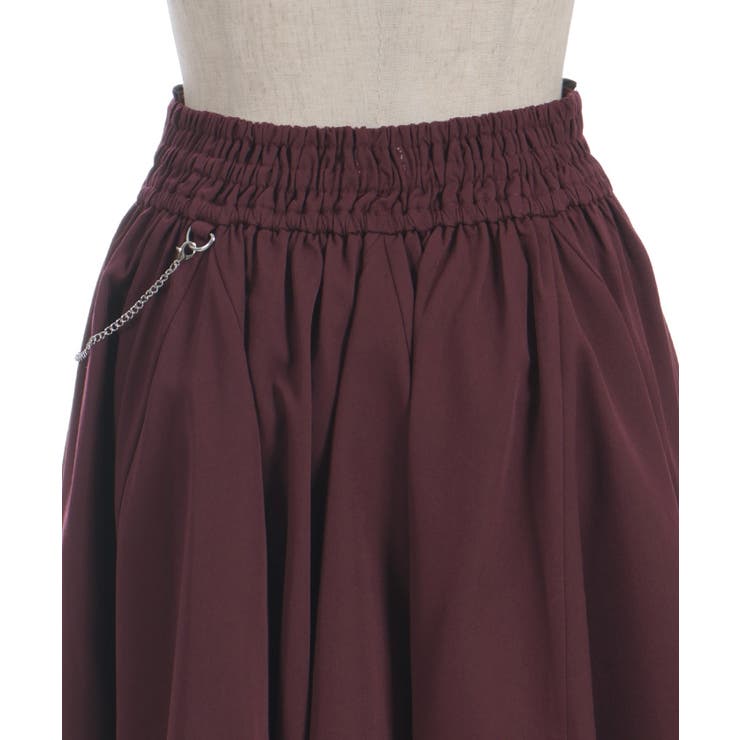 チェーンリボン付イレヘムスカート | axes femme | 詳細画像15 