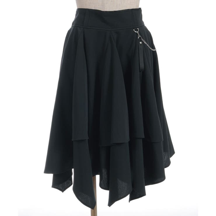 チェーンリボン付イレヘムスカート | axes femme | 詳細画像16 