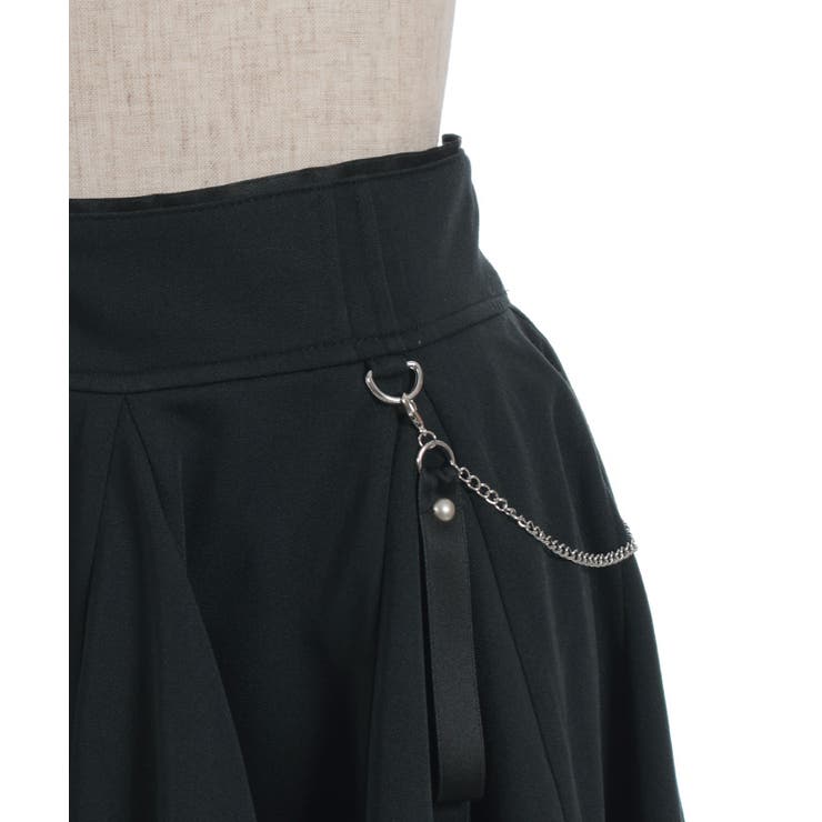 チェーンリボン付イレヘムスカート | axes femme | 詳細画像19 
