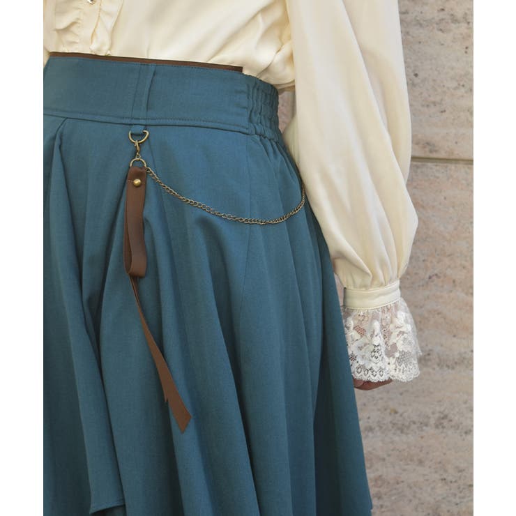 チェーンリボン付イレヘムスカート | axes femme | 詳細画像5 