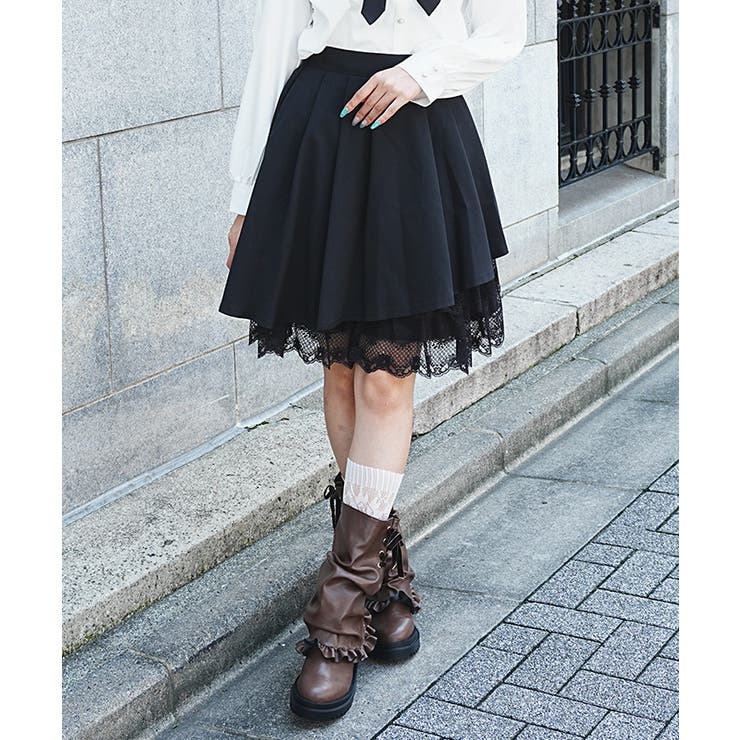 イレヘムプリーツミドルスカート | axes femme | 詳細画像1 