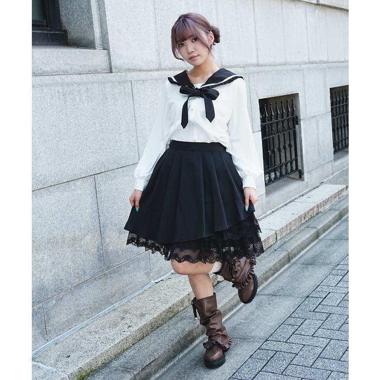 イレヘムプリーツミドルスカート | axes femme | 詳細画像10 