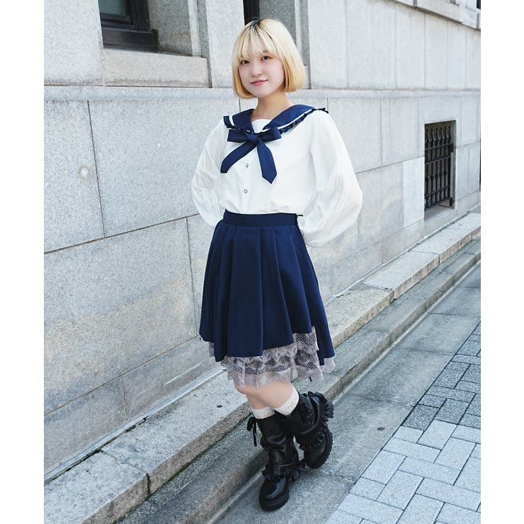 イレヘムプリーツミドルスカート | axes femme | 詳細画像11 