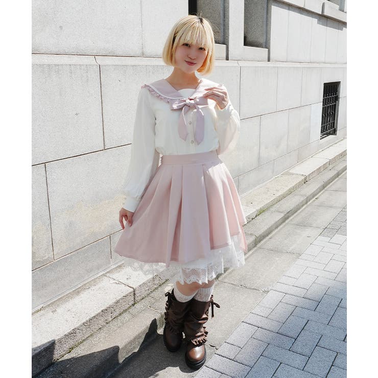 イレヘムプリーツミドルスカート | axes femme | 詳細画像13 