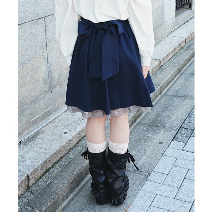 イレヘムプリーツミドルスカート | axes femme | 詳細画像3 