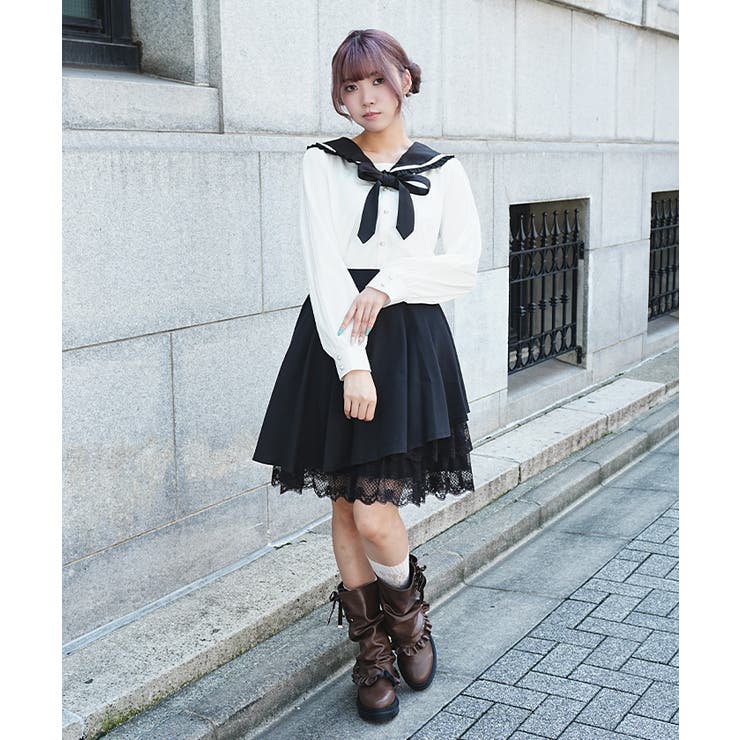 イレヘムプリーツミドルスカート | axes femme | 詳細画像9 