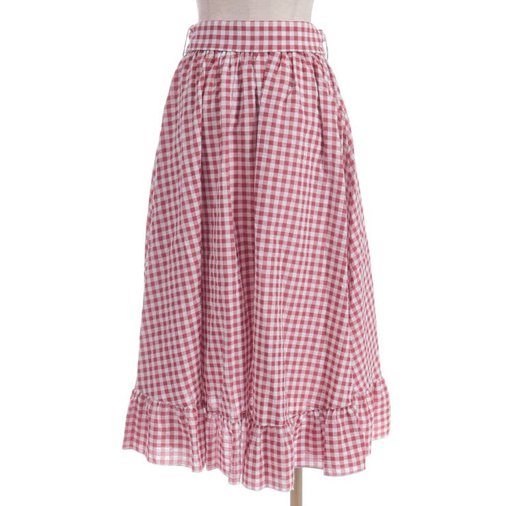 チェリー刺繍チェックスカート | axes femme | 詳細画像23 