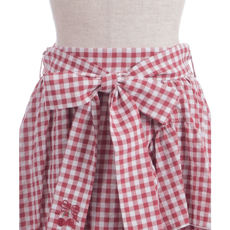 チェリー刺繍チェックスカート | axes femme | 詳細画像26 