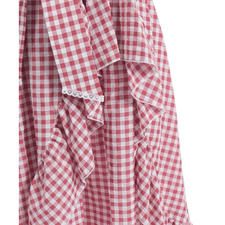 チェリー刺繍チェックスカート | axes femme | 詳細画像30 