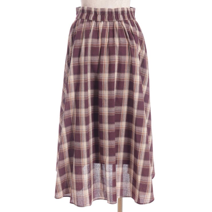 チェック柄レースフリルスカート | axes femme | 詳細画像14 