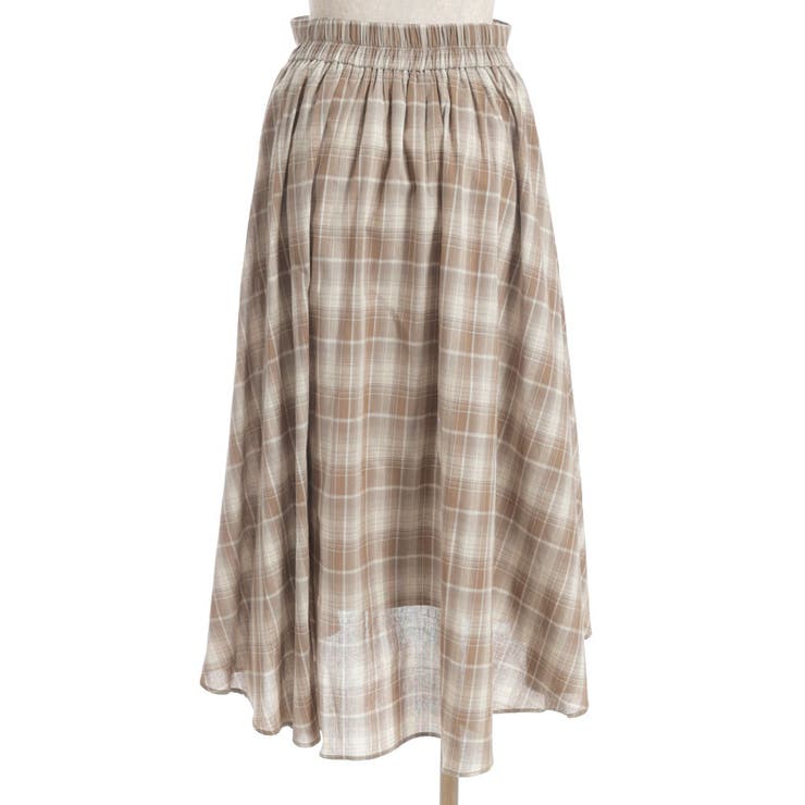 チェック柄レースフリルスカート | axes femme | 詳細画像27 