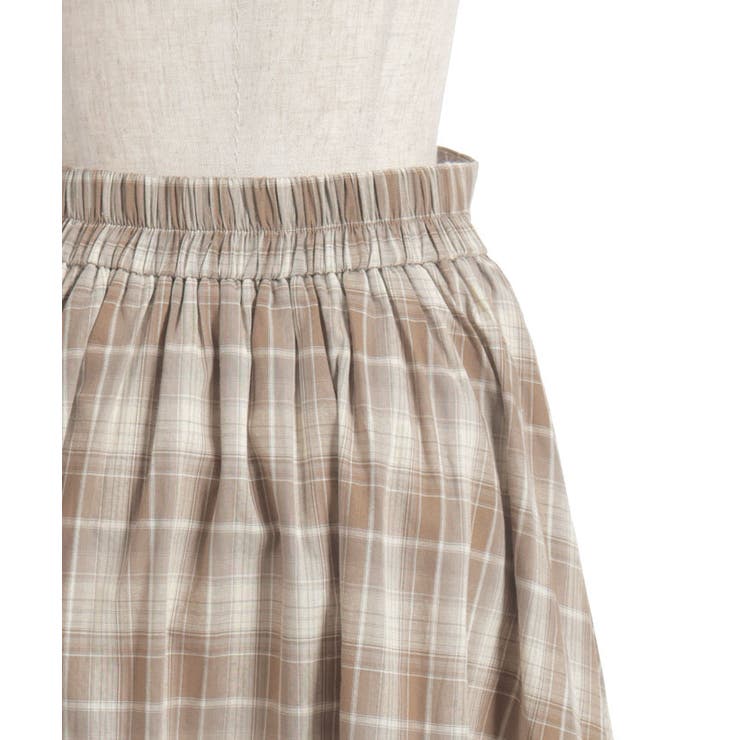 チェック柄レースフリルスカート | axes femme | 詳細画像30 