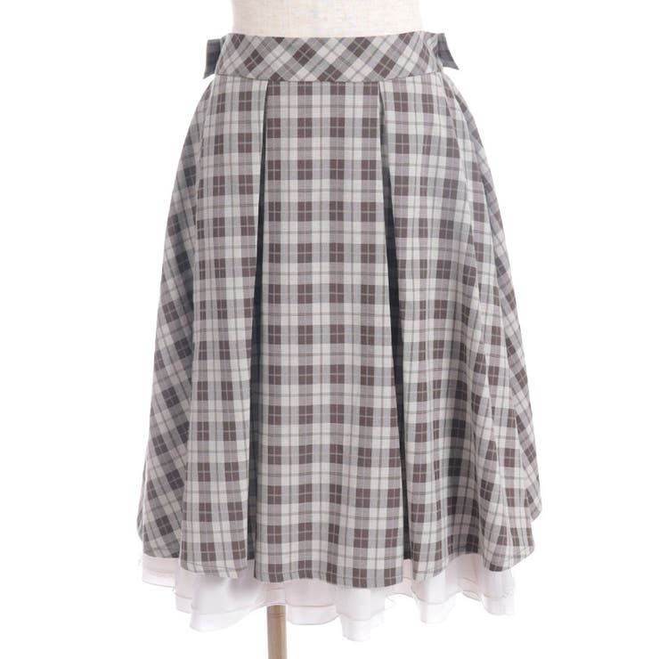 バックフリルミドルスカート | axes femme | 詳細画像15 