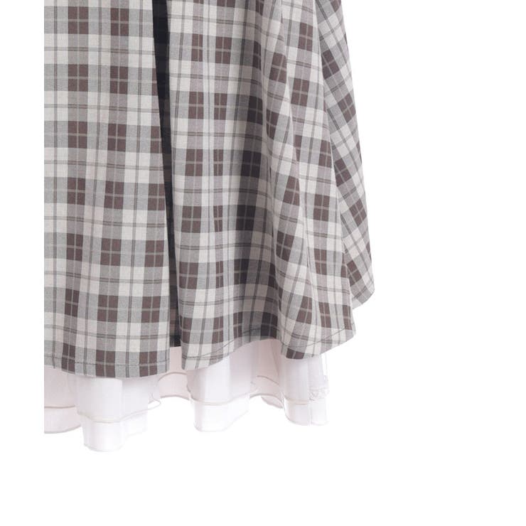 バックフリルミドルスカート | axes femme | 詳細画像19 