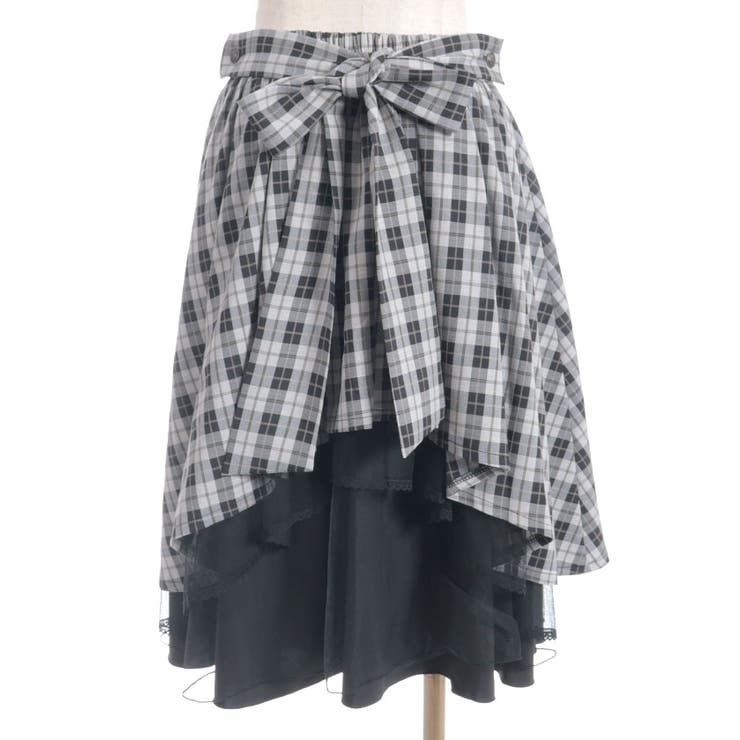 バックフリルミドルスカート | axes femme | 詳細画像25 