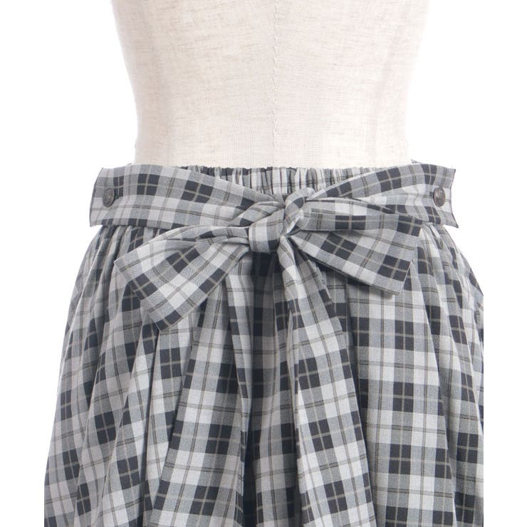 バックフリルミドルスカート | axes femme | 詳細画像28 