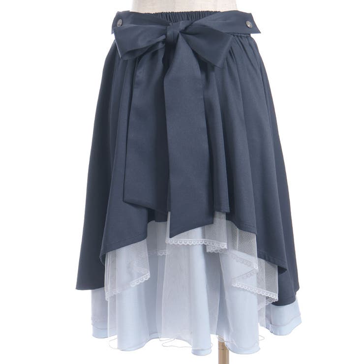 バックフリルミドルスカート | axes femme | 詳細画像9 