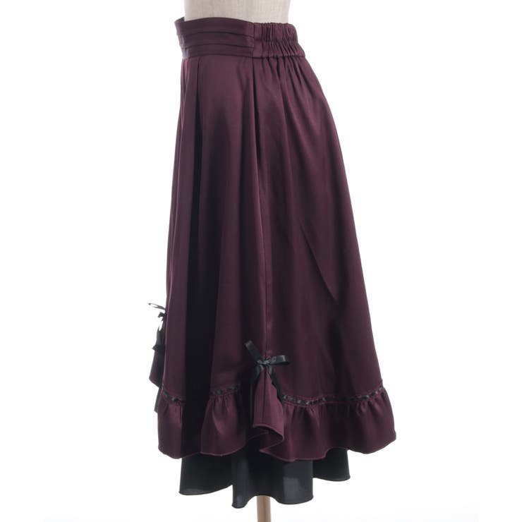 ハシゴレース×リボン配色スカート | axes femme | 詳細画像15 