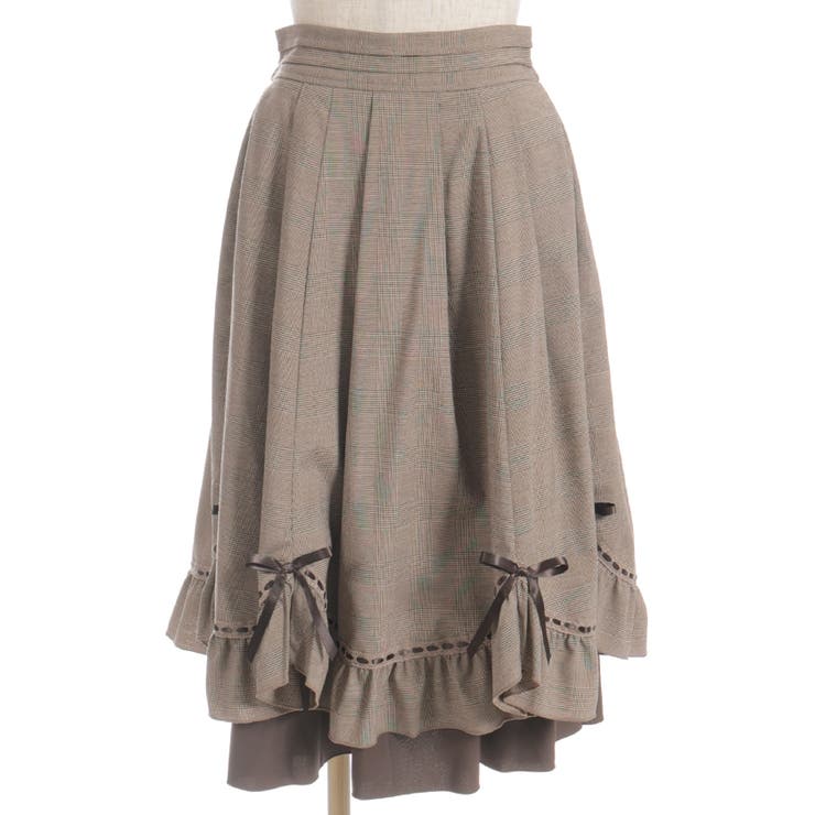 ハシゴレース×リボン配色スカート | axes femme | 詳細画像19 