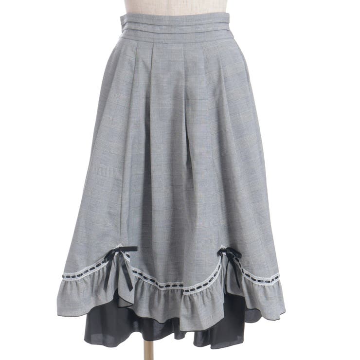 ハシゴレース×リボン配色スカート | axes femme | 詳細画像25 