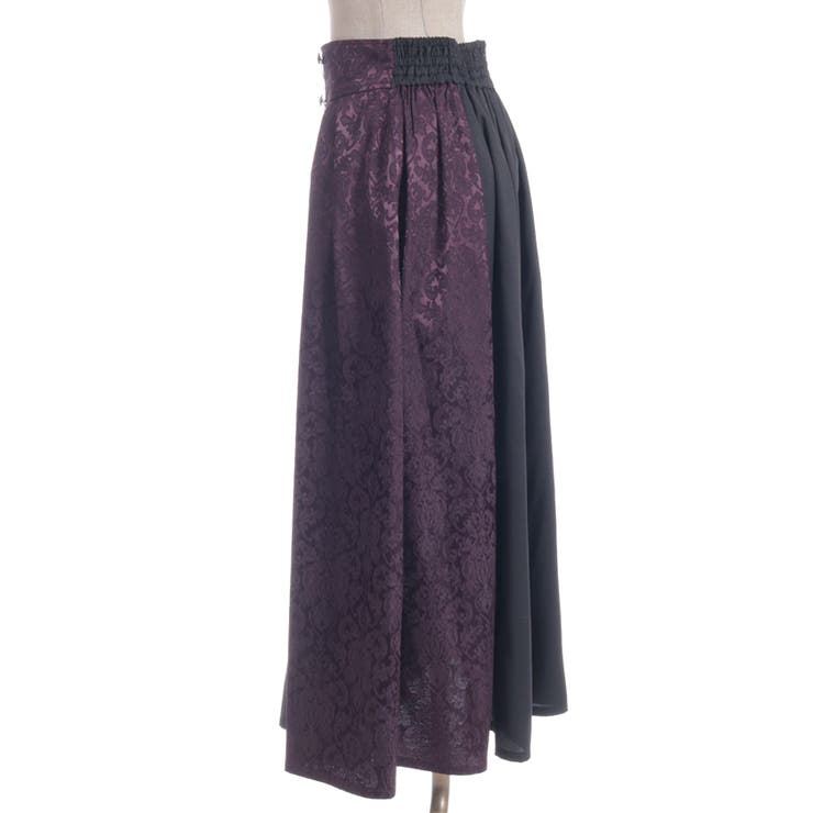 チェーン付ジャガード切替スカート | axes femme | 詳細画像10 