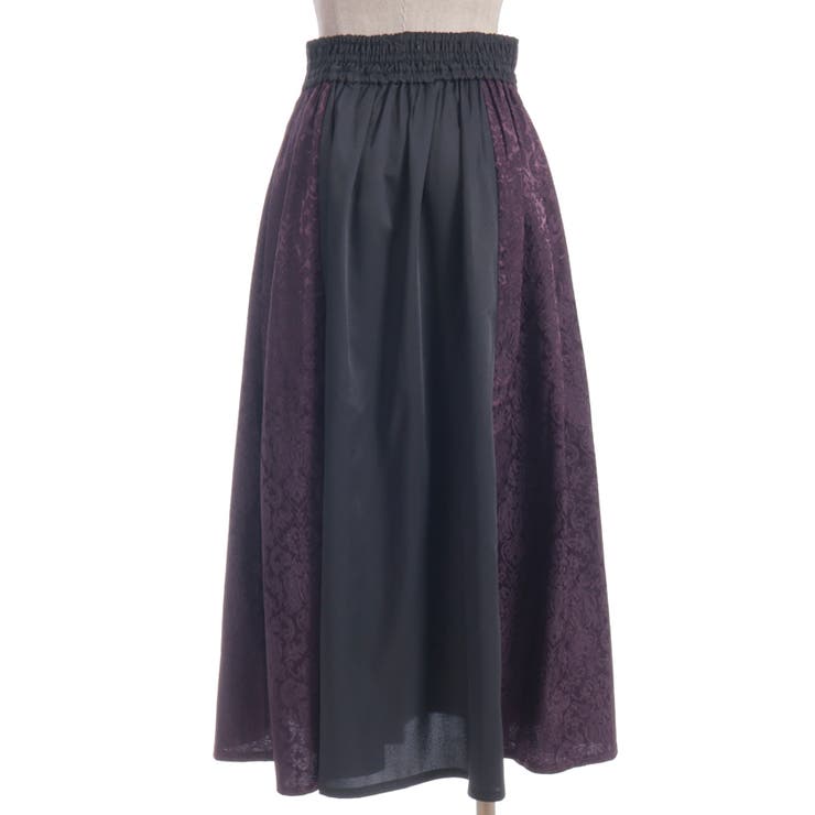 チェーン付ジャガード切替スカート | axes femme | 詳細画像11 